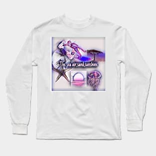 Sea,air,sand,sunshine Long Sleeve T-Shirt